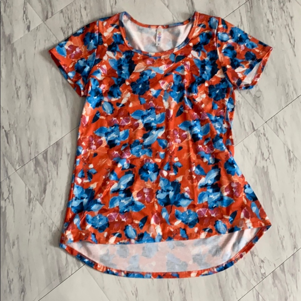 Orange Floral LLR T-shirt